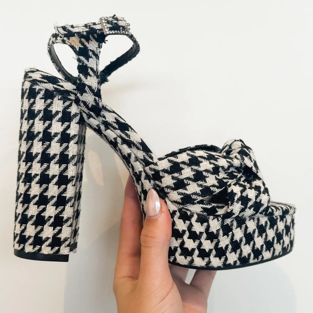 Houndstooth Heels